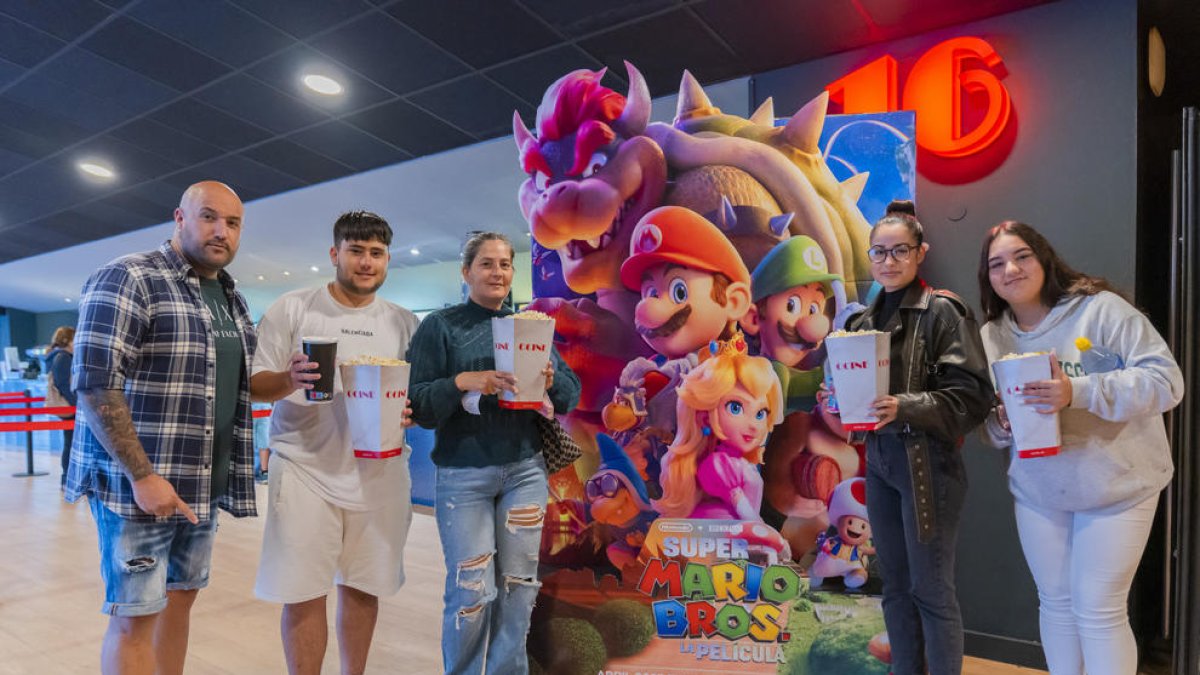 L'èxit de 'Super Mario Bros' manté a l'alça la taquilla a les sales de cine de Tarragona