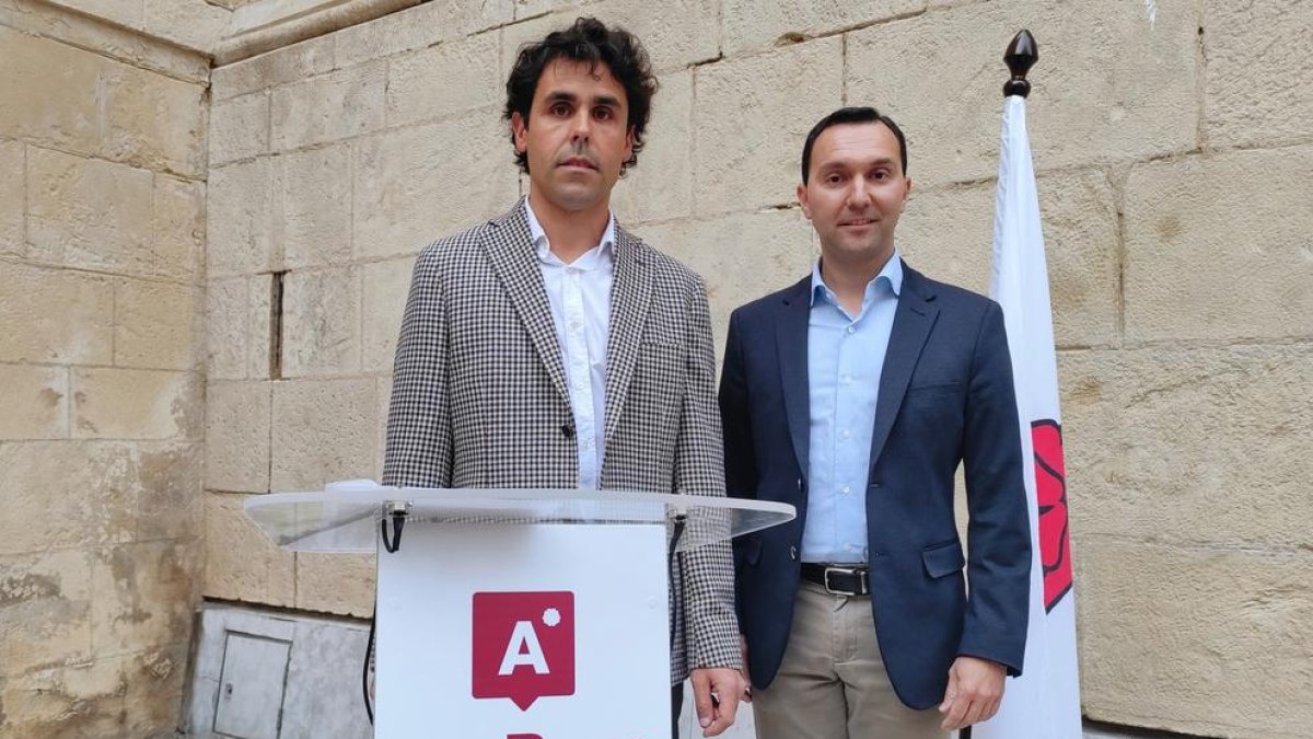 Daniel Rubio presenta Albert Piñol com a número 3 de la llista electoral d'Ara Reus
