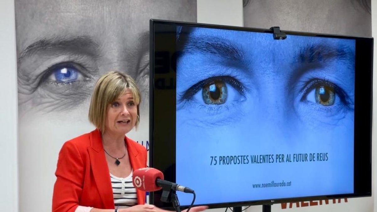 Noemí Llauradó presenta 75 «propuestas valientes» para transformar Reus