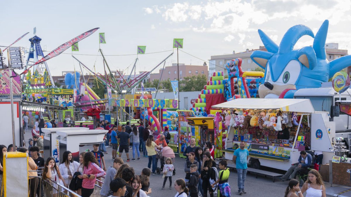 Els firaires de Tarragona acusen una pèrdua del 30% de beneficis i menys nens a les atraccions infantils
