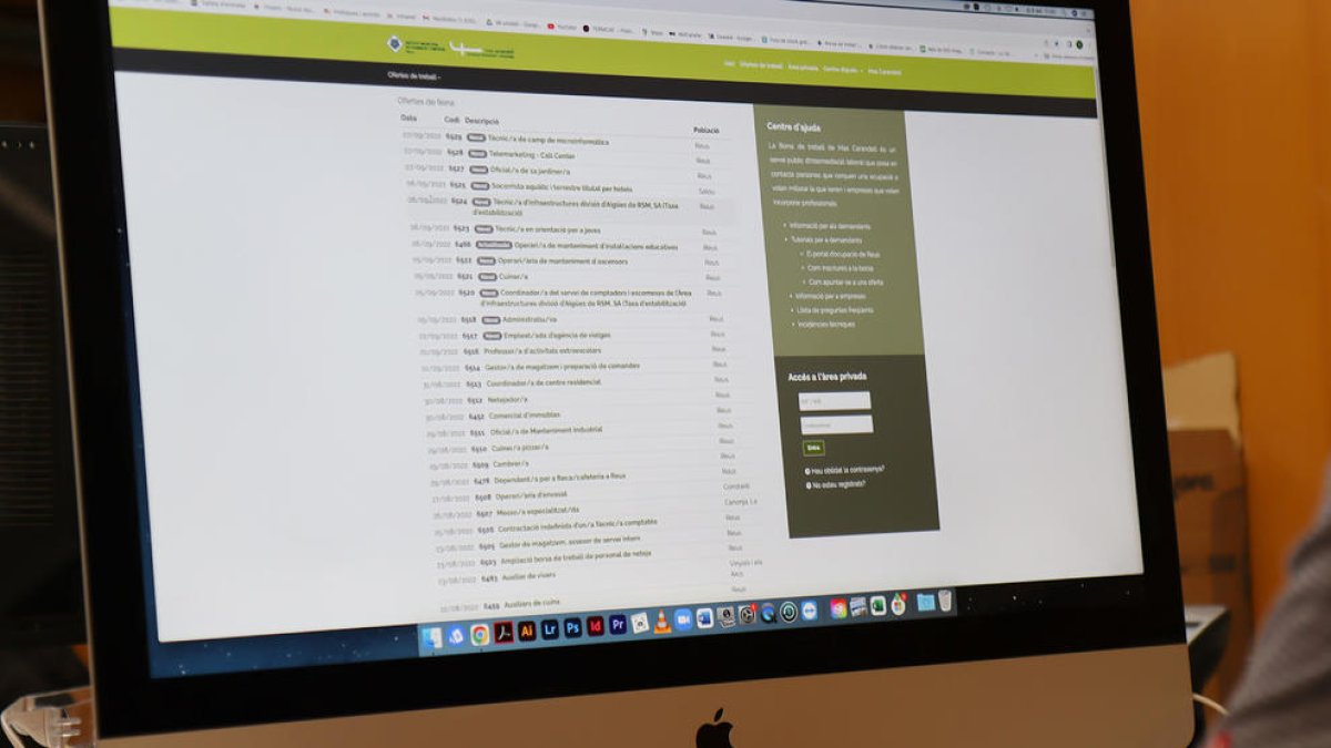Cerca de medio millar de personas encontraron trabajo el año pasado gracias al Mas Carandell de Reus
