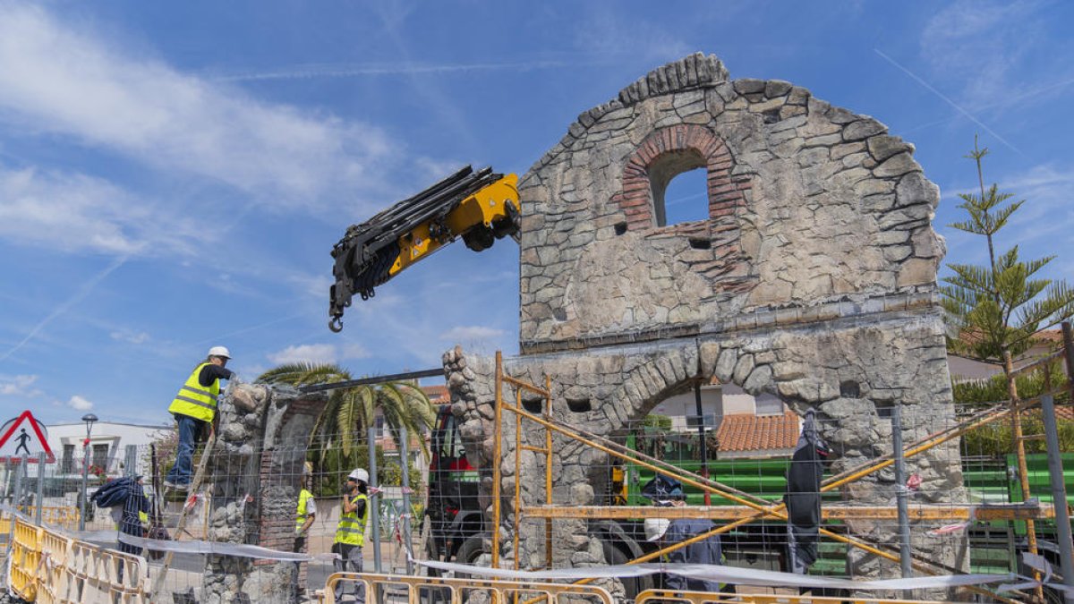 Constantí reprodueix el 'tepidarium' de Centcelles al carrer Major