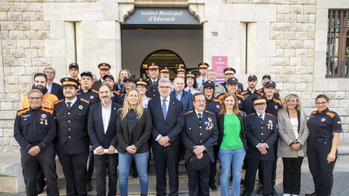 El Ayuntamiento de Tarragona reconoce a los agentes de Protección Civil