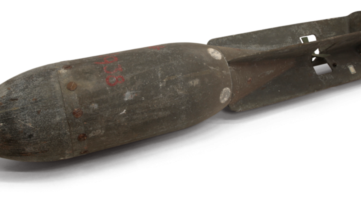 Una bomba de la Guerra Civil se expondrá en el Museo de Historia de Tarragona
