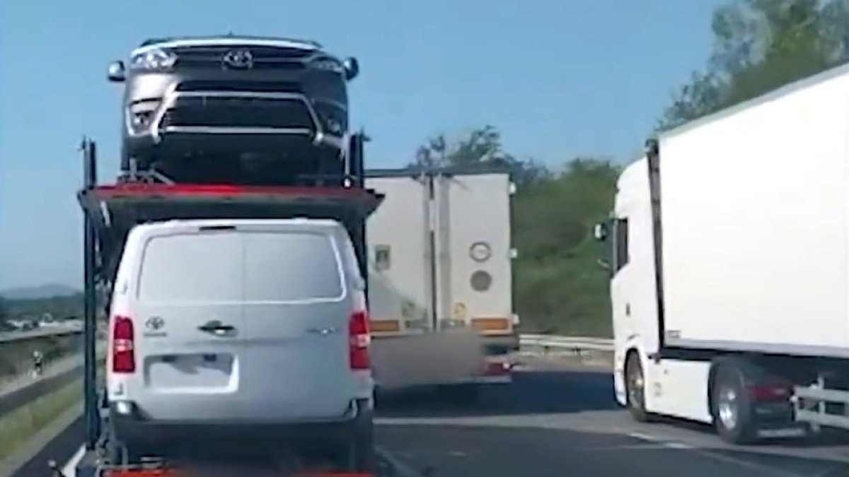 Girona: Denuncien un camioner per avançar dos tràilers pel carril de l'esquerra de l'AP-7