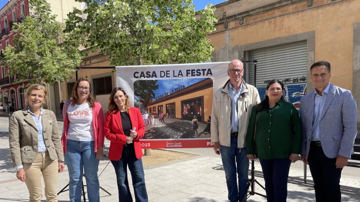 Sandra Guaita (PSC) instal·larà la Casa de la Festa a la nau de l'avinguda del Carrilet