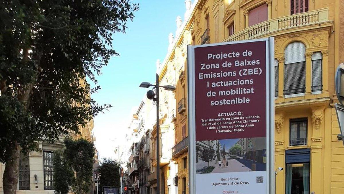 L'Ajuntament de Reus licita l'execució del projecte tècnic de la futura Zona de Baixes Emissions