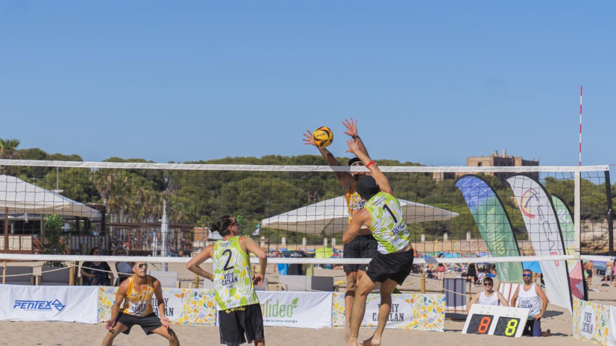 Reñé-Jiménez y Puri-Garrido brillan en la arena de la Arrabassada