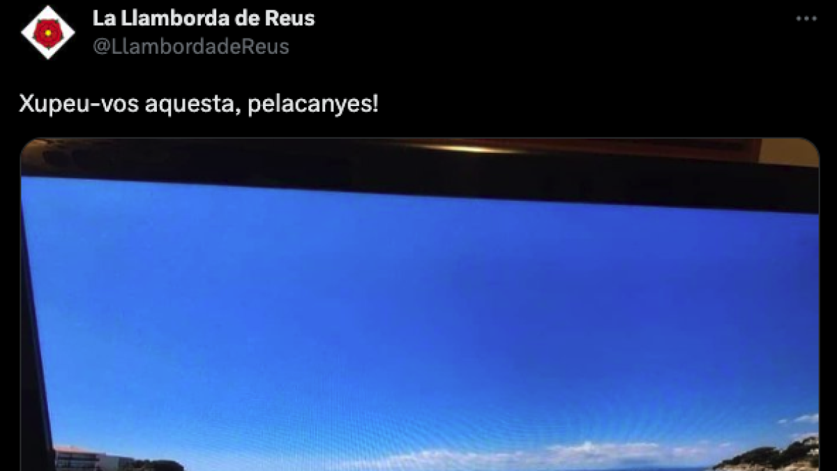 Reus tiene playa, según 'La 1'