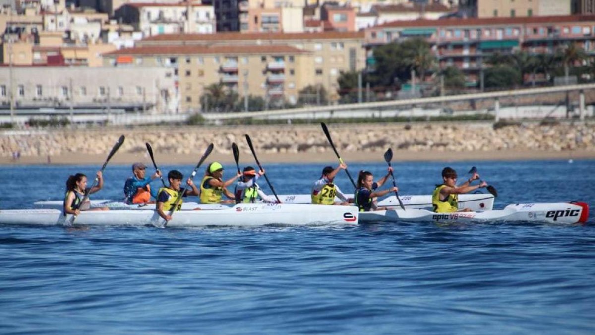 El Reial Club Nàutic de Tarragona celebra con éxito la 2a Copa de España y la 1a Copa Catalunya de Piragüismo de Mar