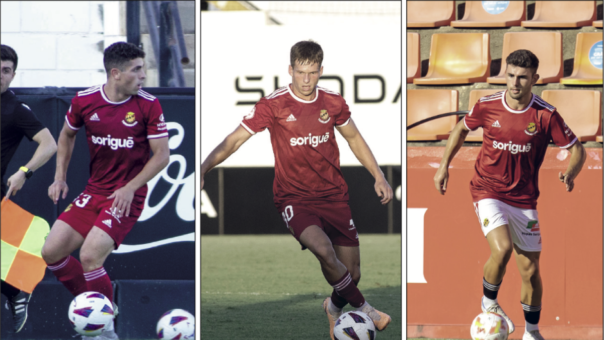 Els jugadors del filial del Nàstic lluiten per obrir-se camí cap al primer equip