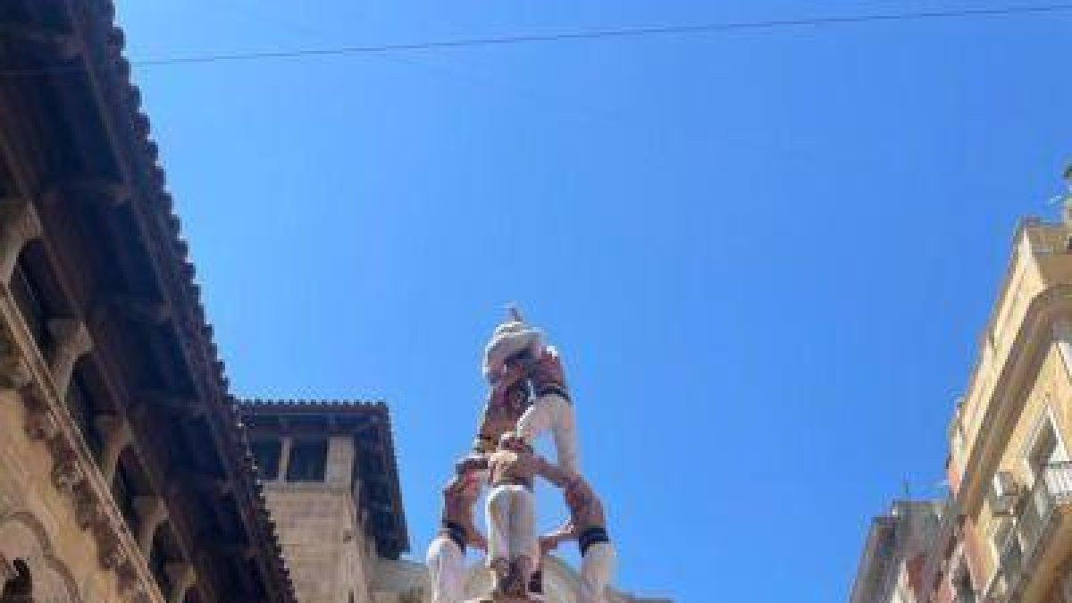 Los Xiquets de Reus estrenan los castillos de ocho en Lleida