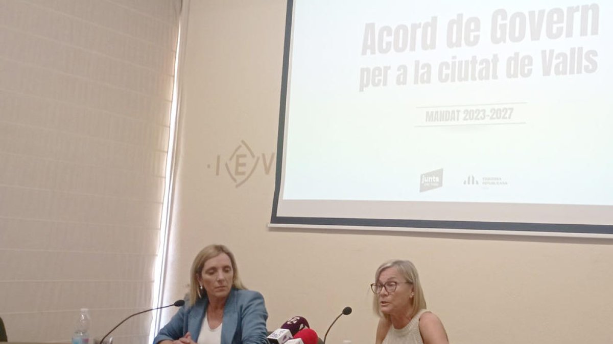 Juntos y ERC reeditan el acuerdo de gobierno en el Ayuntamiento de Valls
