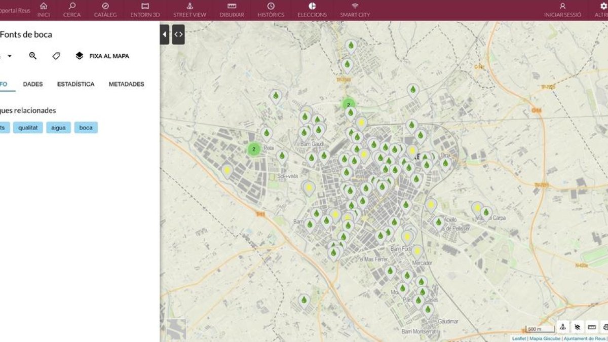 Els reusencs poden consultar la qualitat de l'aigua de boca en línia
