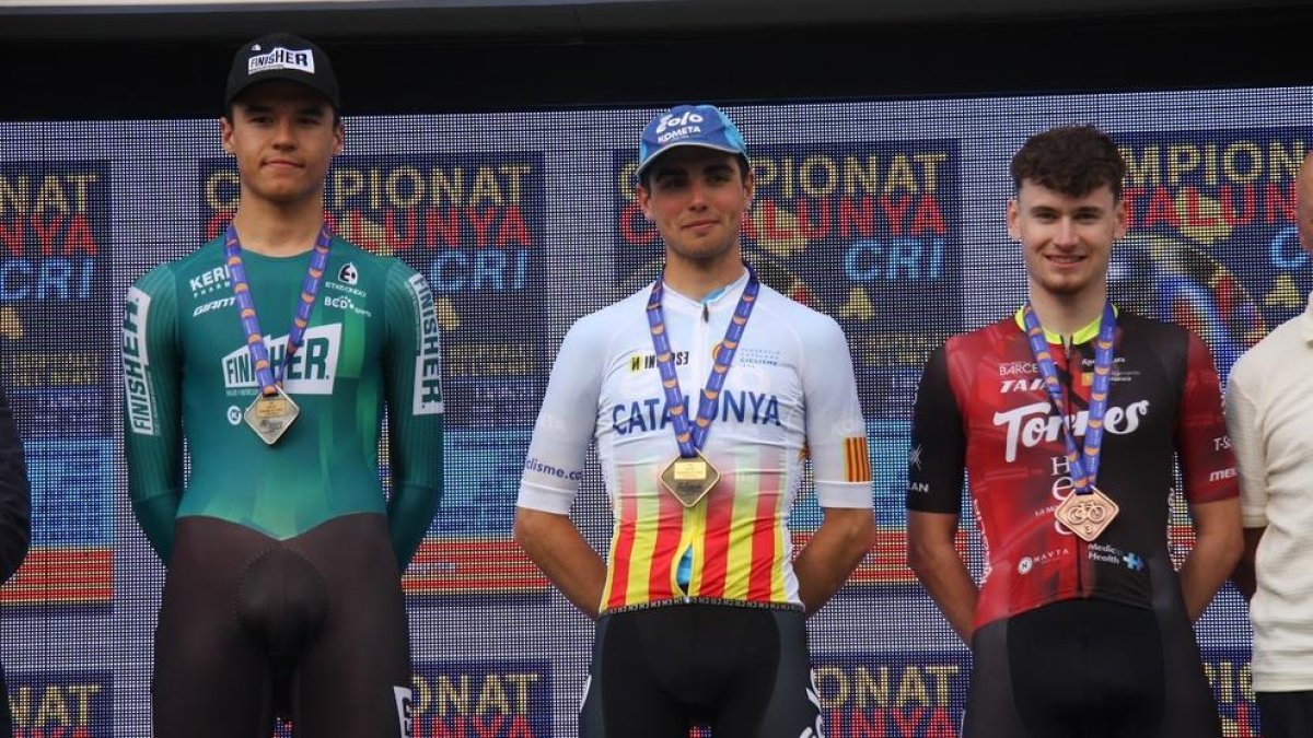 Fran Muñoz i Marta Romance guanyen el Campionat de Catalunya de Contrarellotge 2023 de l'Hospitalet de l'Infant