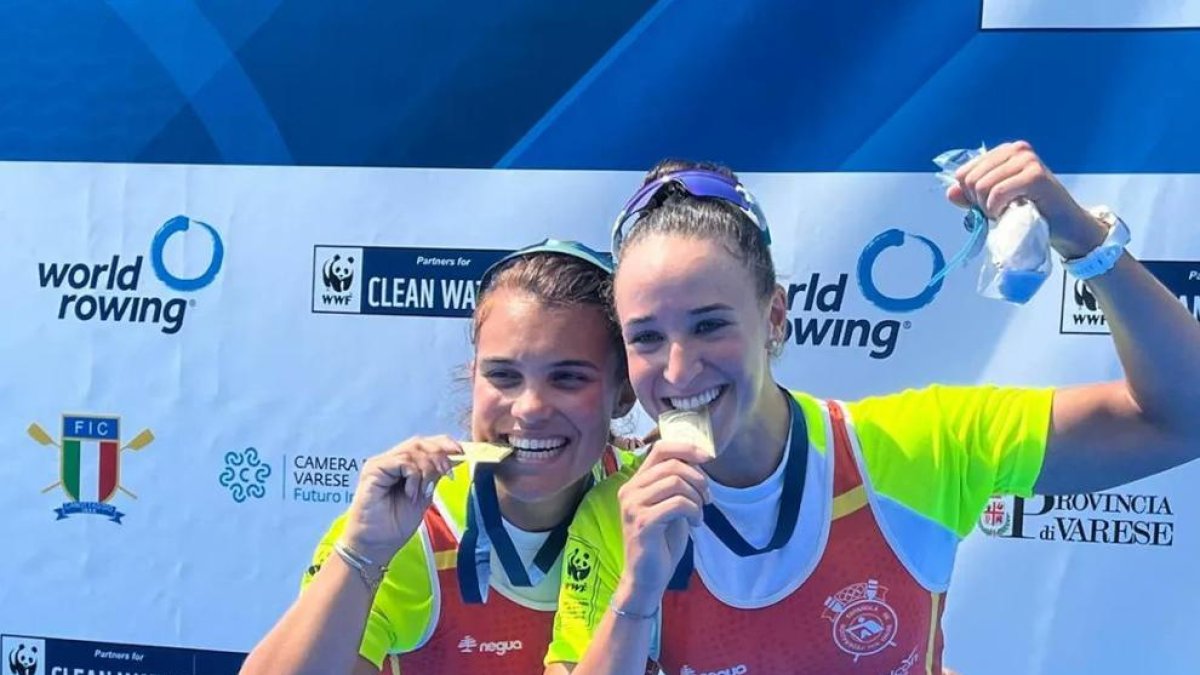 Aina Cid se cuelga la medalla de bronce en la Copa del Mundo