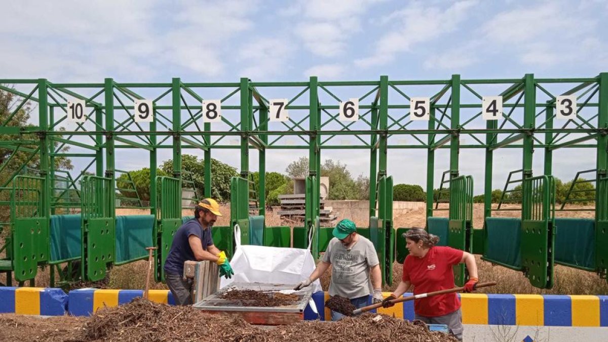 El área de compostaje de Torre d'en Dolça ha recuperado 27 toneladas de restos orgánicos desde mayo de 2022
