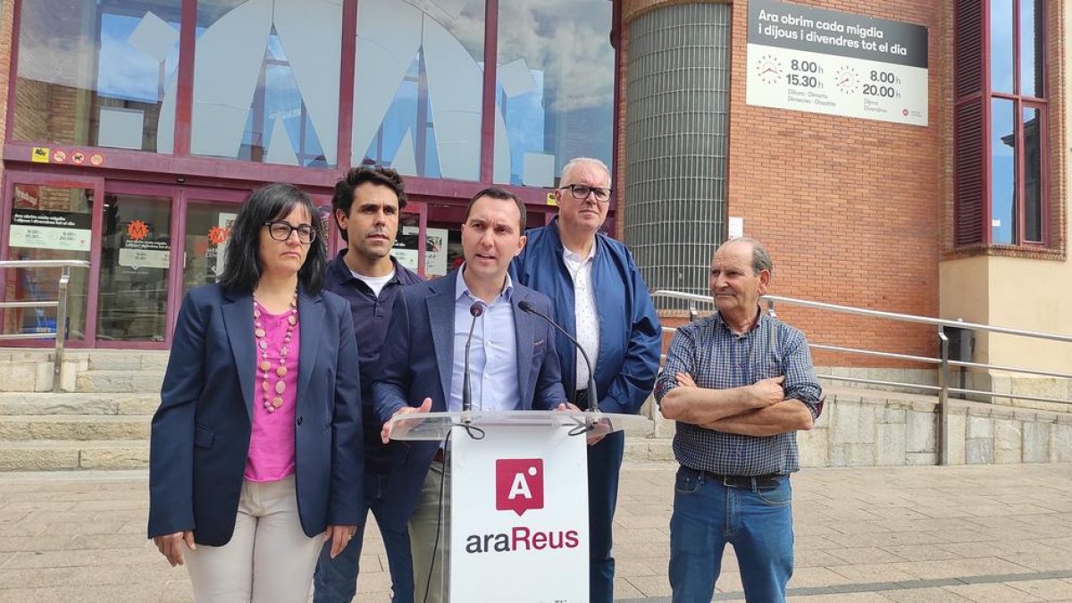 Rubio (Ara) promet dues hores gratuïtes als aparcaments del Mercat i de l'Hospital de Reus
