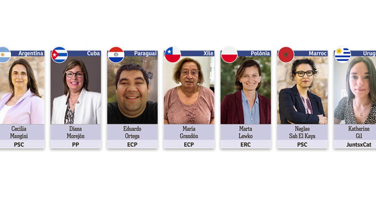 Una desena de persones representa la multiculturalitat a les llistes electorals