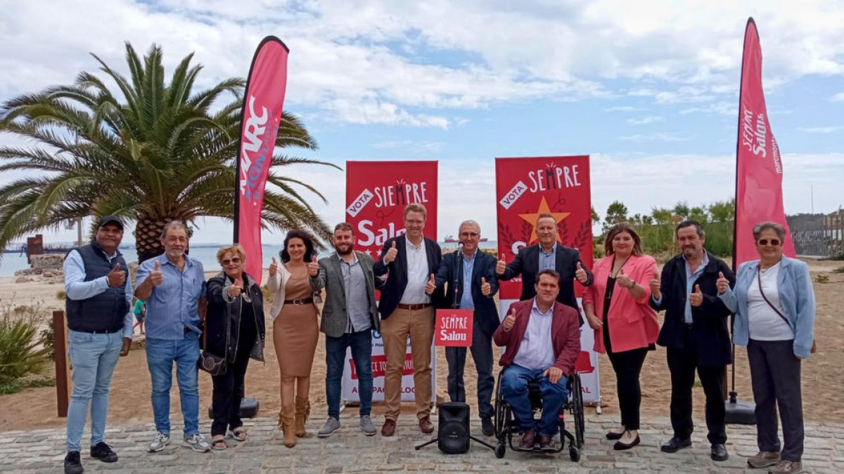 Bel i Bonvehí donen suport a Sempre Salou en la recuperació del litoral