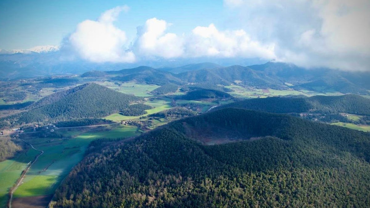 Las erupciones volcánicas más recientes de la península ibérica se produjeron en la Garrotxa