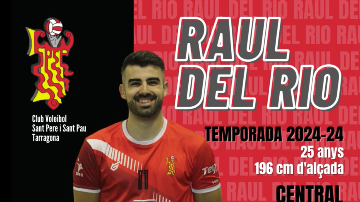 Raul del Rio seguirá defendiendo al CV SPiSP una temporada más