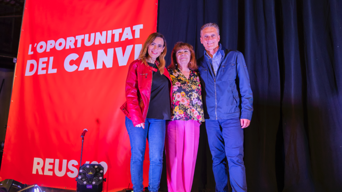 Guaita (PSC) pide el «voto masivo» en toda una fiesta de final de campaña en Reus