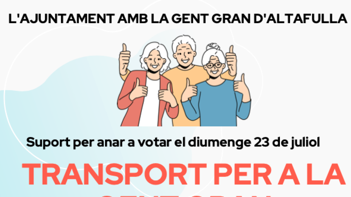 Altafulla habilita un servicio de transporte para las elecciones del 23J