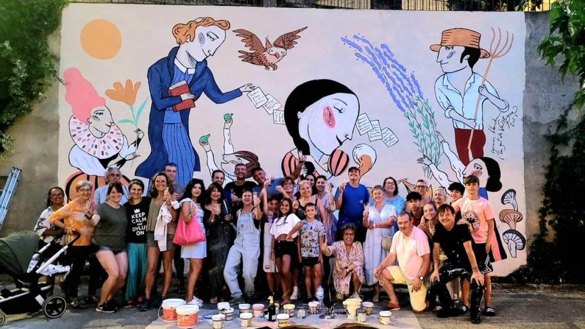 Vallfogona de Riucorb té 'el mur de tothom'