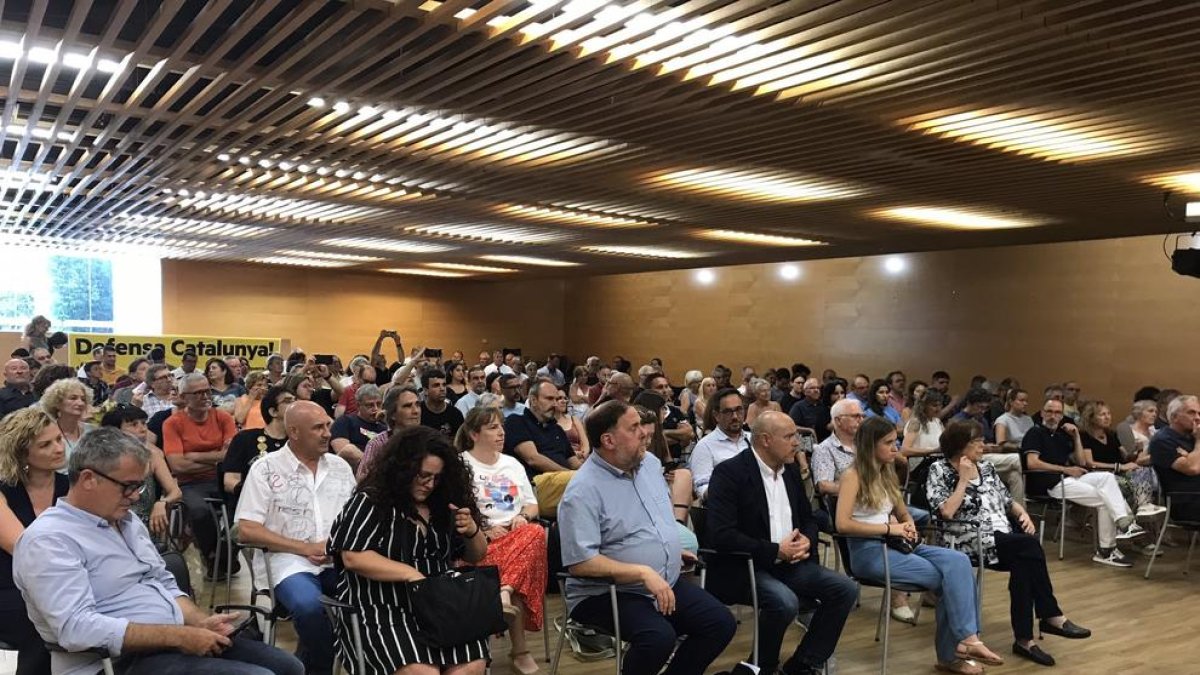 Junqueras en Salou: «Somos los únicos que nunca hemos pactado con la derecha española»