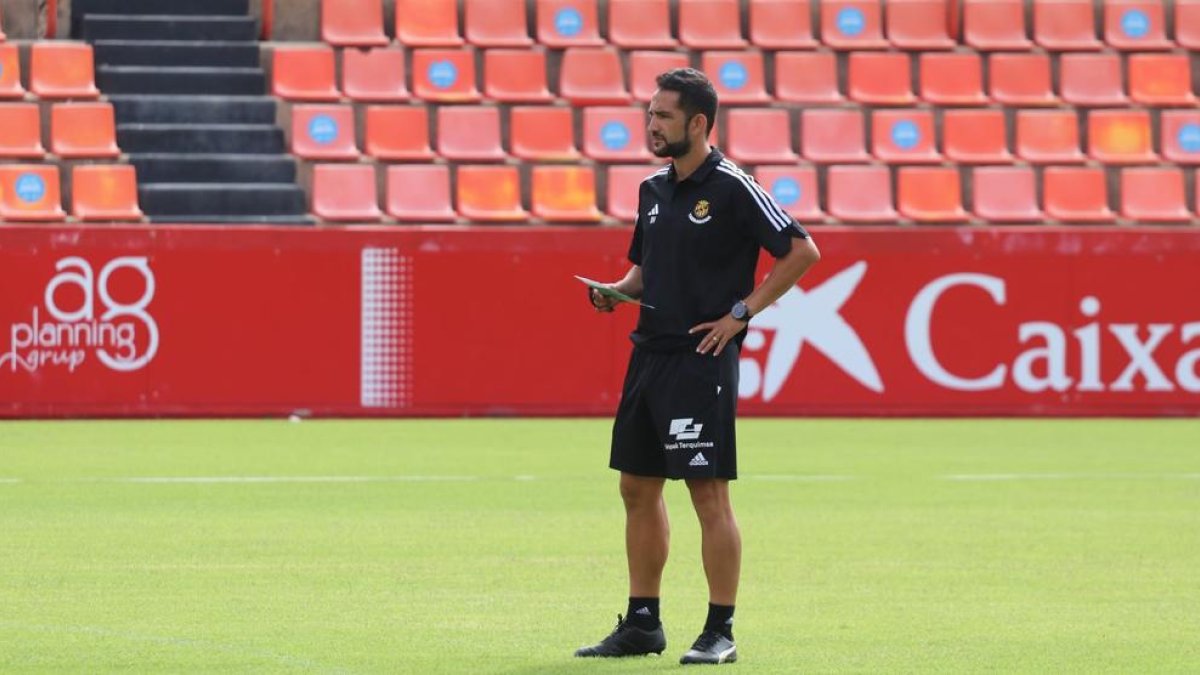 Presión y verticalidad, las premisas de Dani Vidal para el nuevo Nàstic