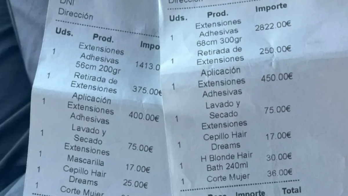 Una perruqueria d'Eivissa cobra més de 6.000 euros a dues clientes