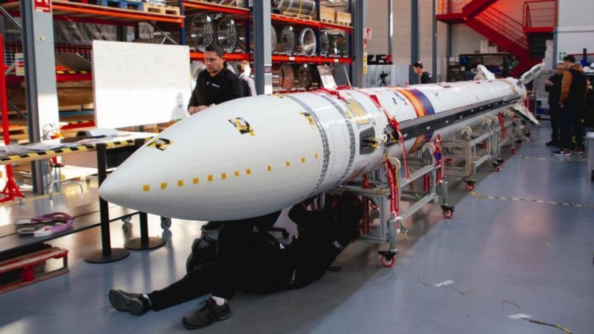 Espanya llançarà aquest dimecres des de Huelva el seu primer coet espacial, el Miura 1