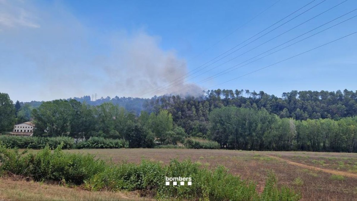 Controlat un incendi de vegetació a la muntanya del Llorito de Tarragona