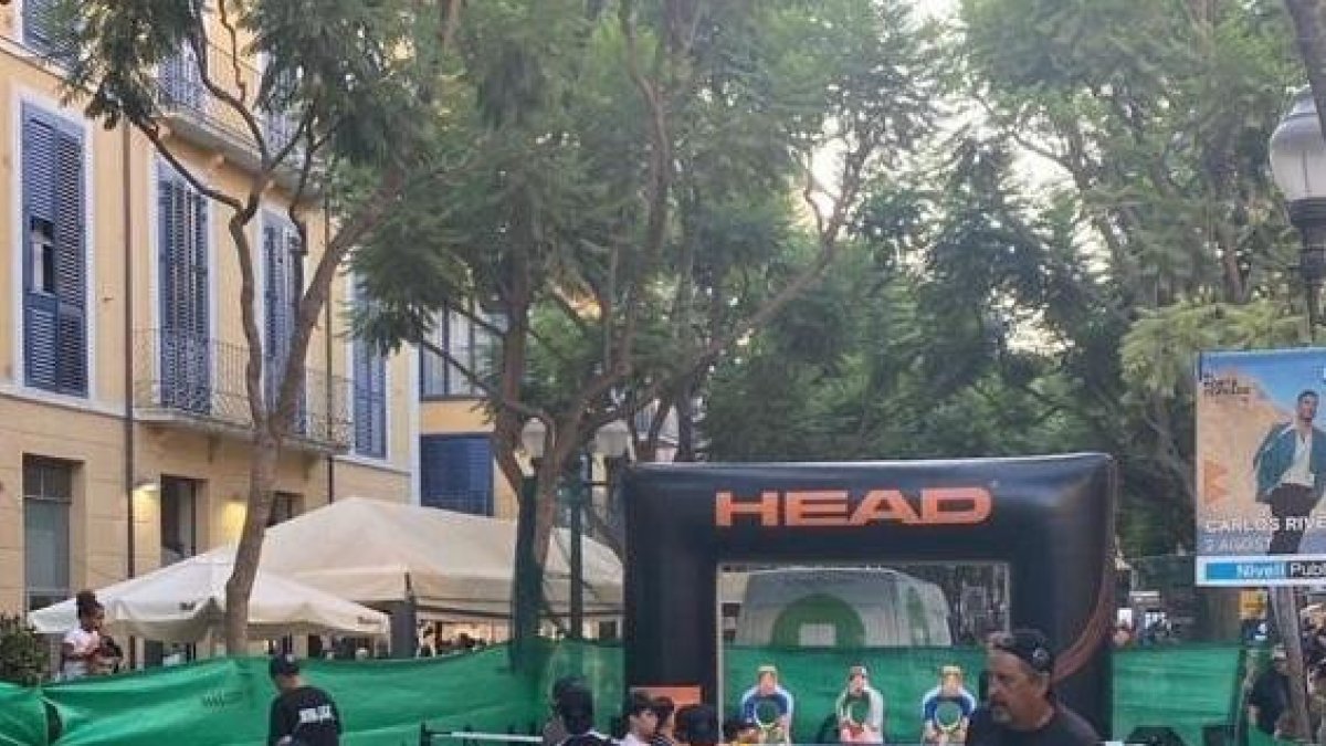 La Plaça Corsini de Tarragona es convertirà en una gran pista de Pàdel