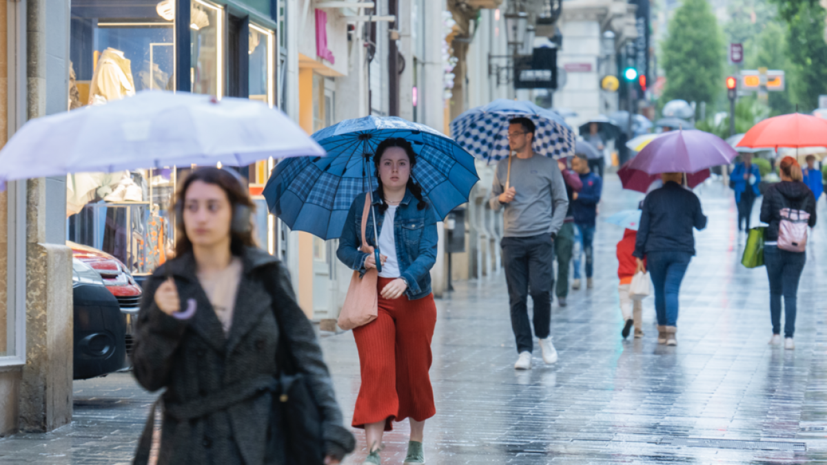 Imatge d'arxiu d'un dia de pluja