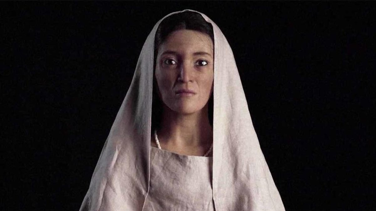 Reconstruïda la cara d'una dona nabatea de més de 2.000 anys d'antiguitat amb tecnologia 3D