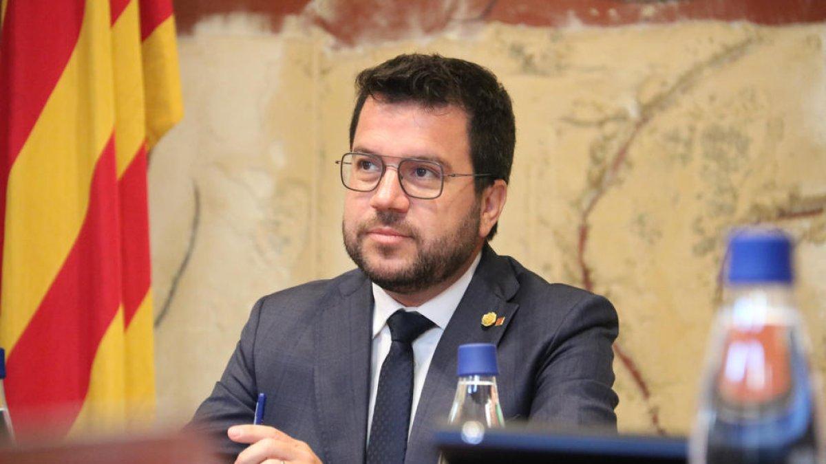 Aragonès dice que será el Gobierno catalán quien negocie cualquier cuestión que afecte al estatus político de Cataluña