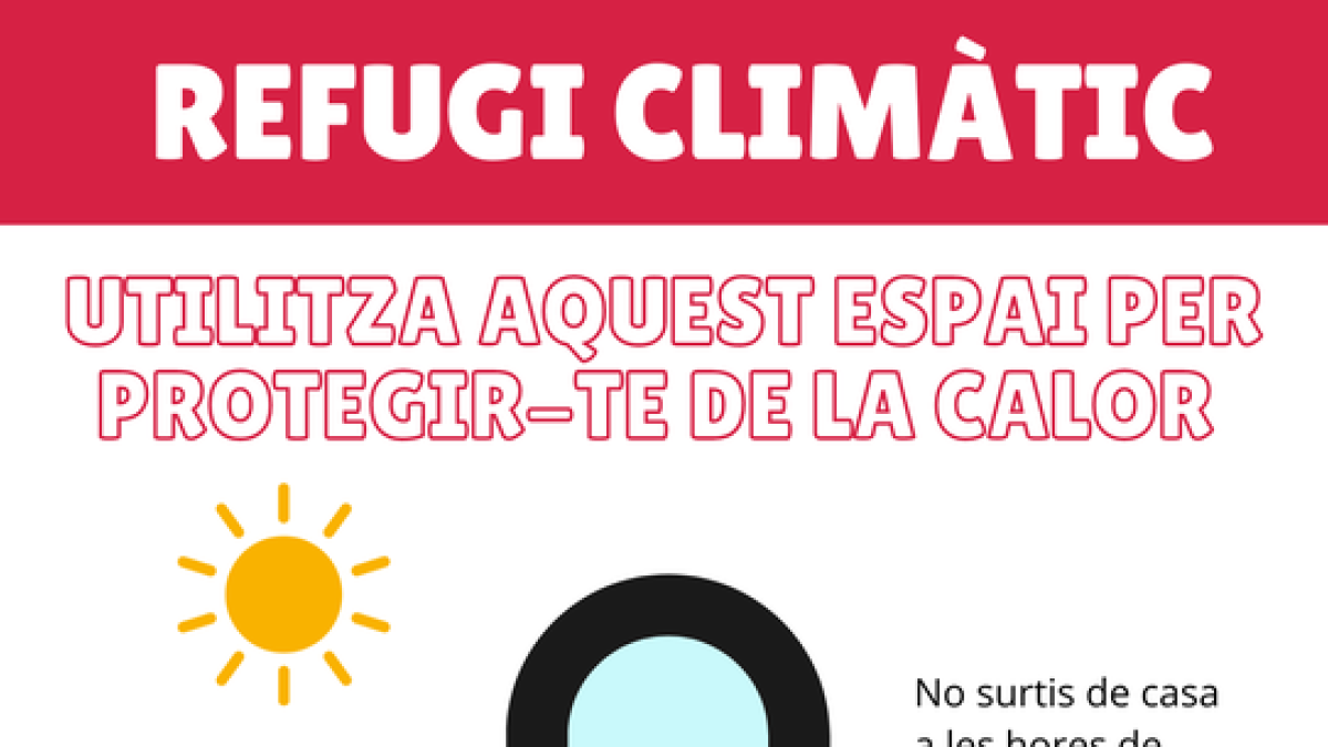 El Ayuntamiento de Cambrils ofrece una red de refugios climáticos para protegerse del calor