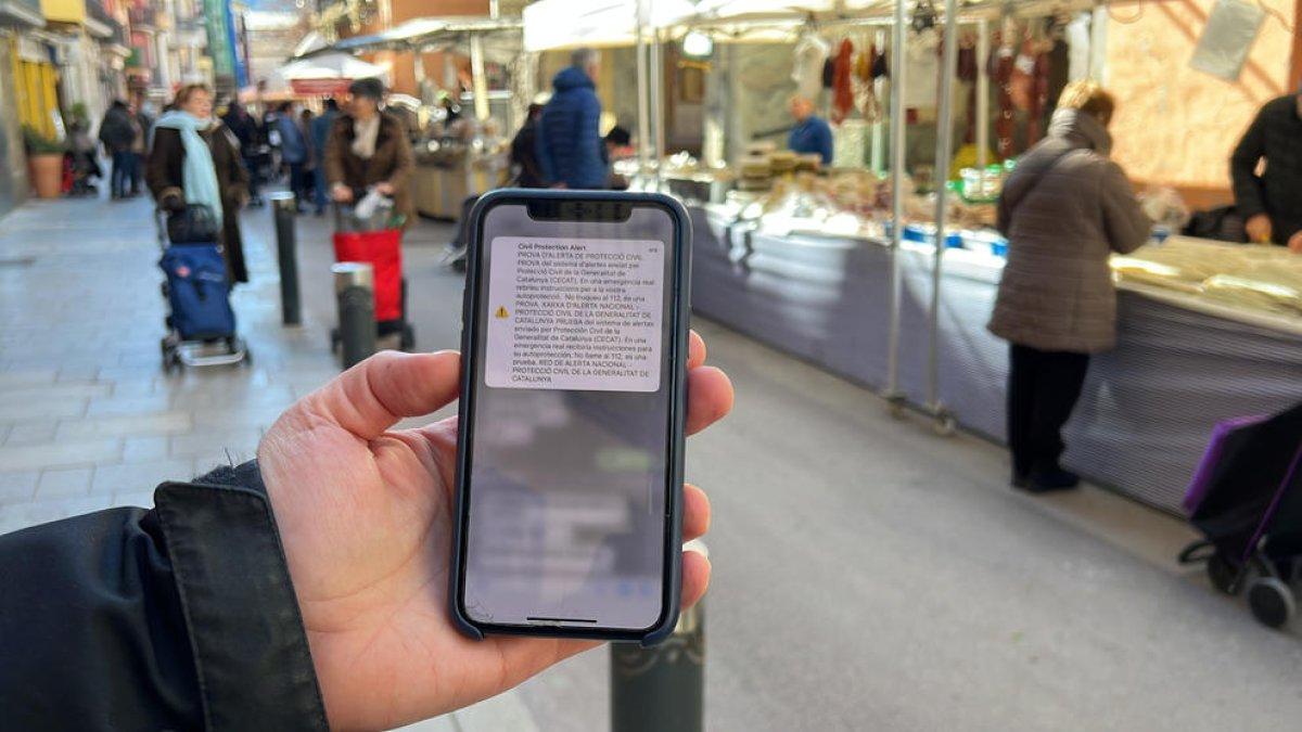 Avui nova prova del sistema d'alertes de Protecció Civil