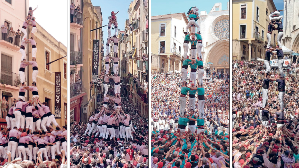 Objectius variats en una Santa Tecla castellera molt esperada