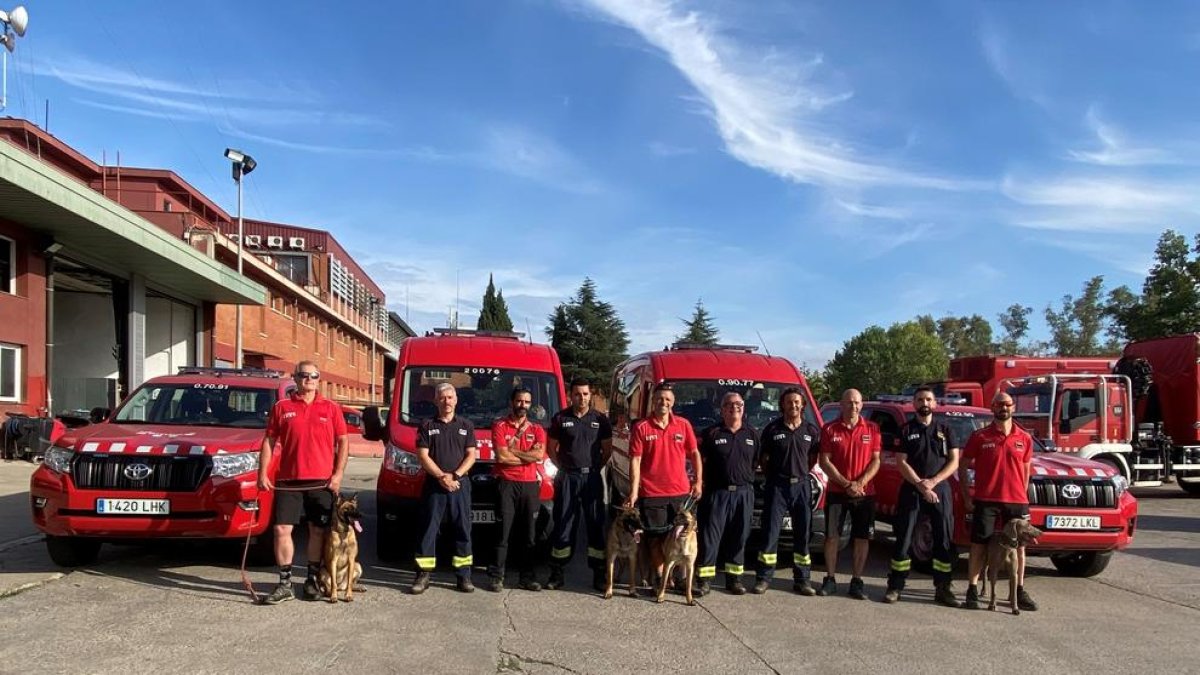 La expedición de los Bomberos de la Generalitat en Marruecos se da por finalizada