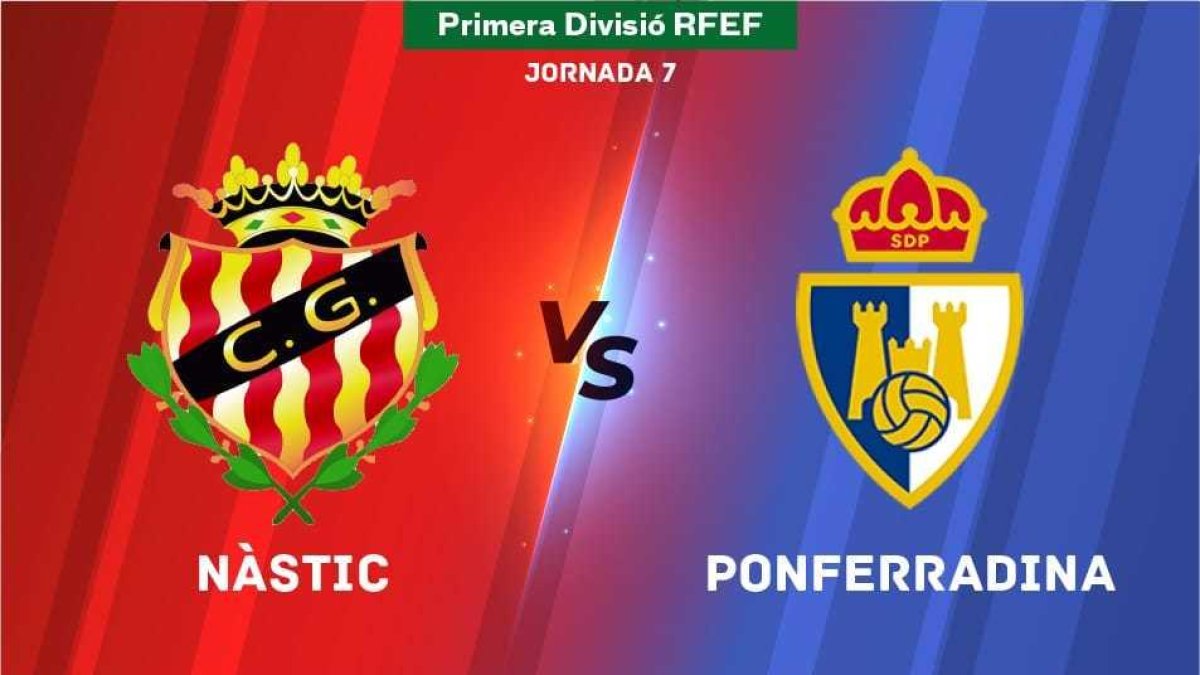 Sigue en directo el Nàstic-Ponferradina