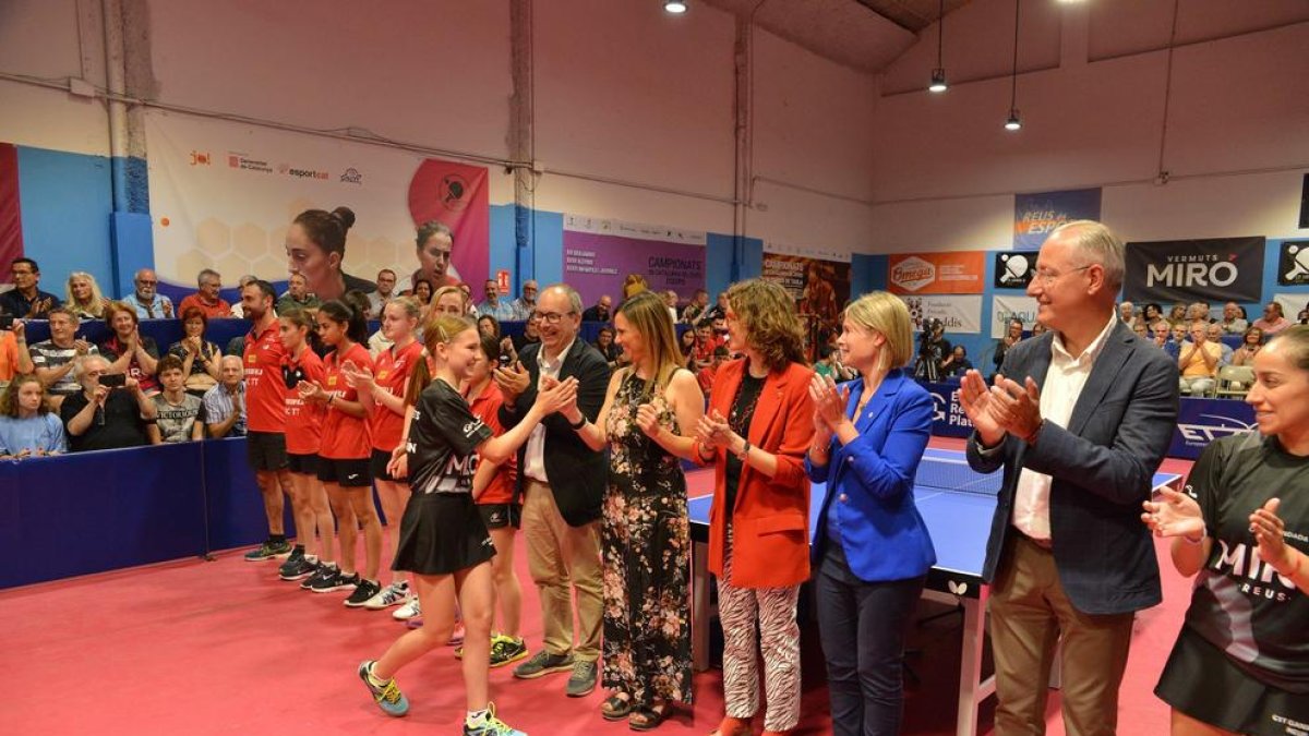 Reus deja huella con la organización de la Champions femenina de tenis de mesa