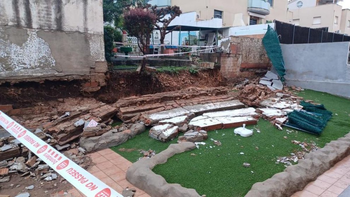 Calafell registra 100 litres per metre quadrat en menys de dues hores