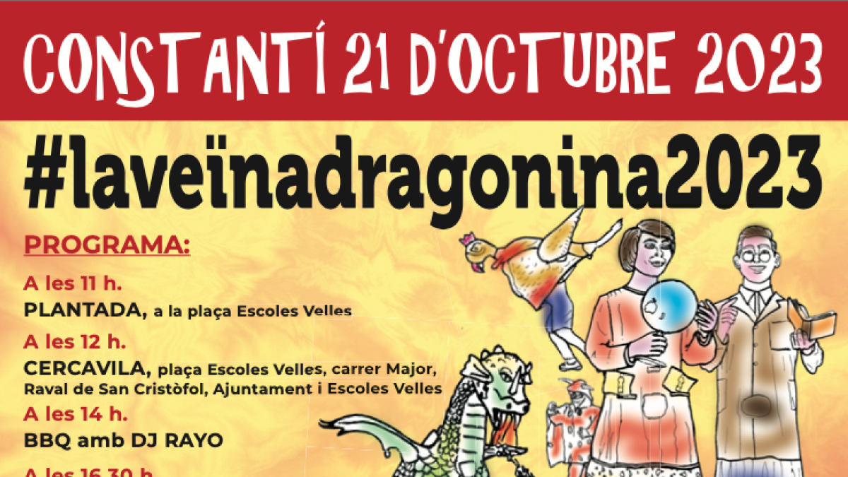 Arriba la festa #laveïnadragonina 2023, un de les grans cites de la cultura popular al Camp de Tarragona