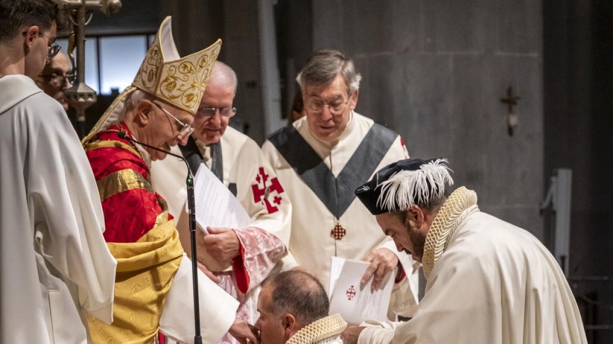 Pol Montserrat, cavaller de l'Ordre Eqüestre del Sant Sepulcre de Jerusalem