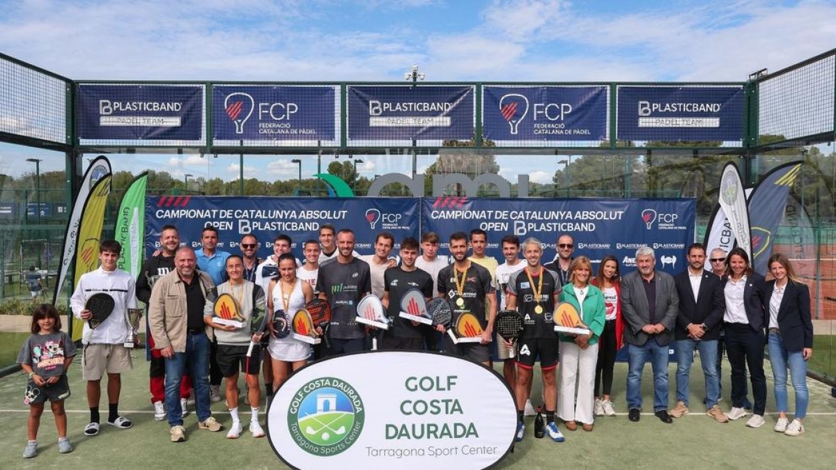 Tonet Sans i Enric Sanmartí, campions de Catalunya de pàdel al Golf Costa Daurada