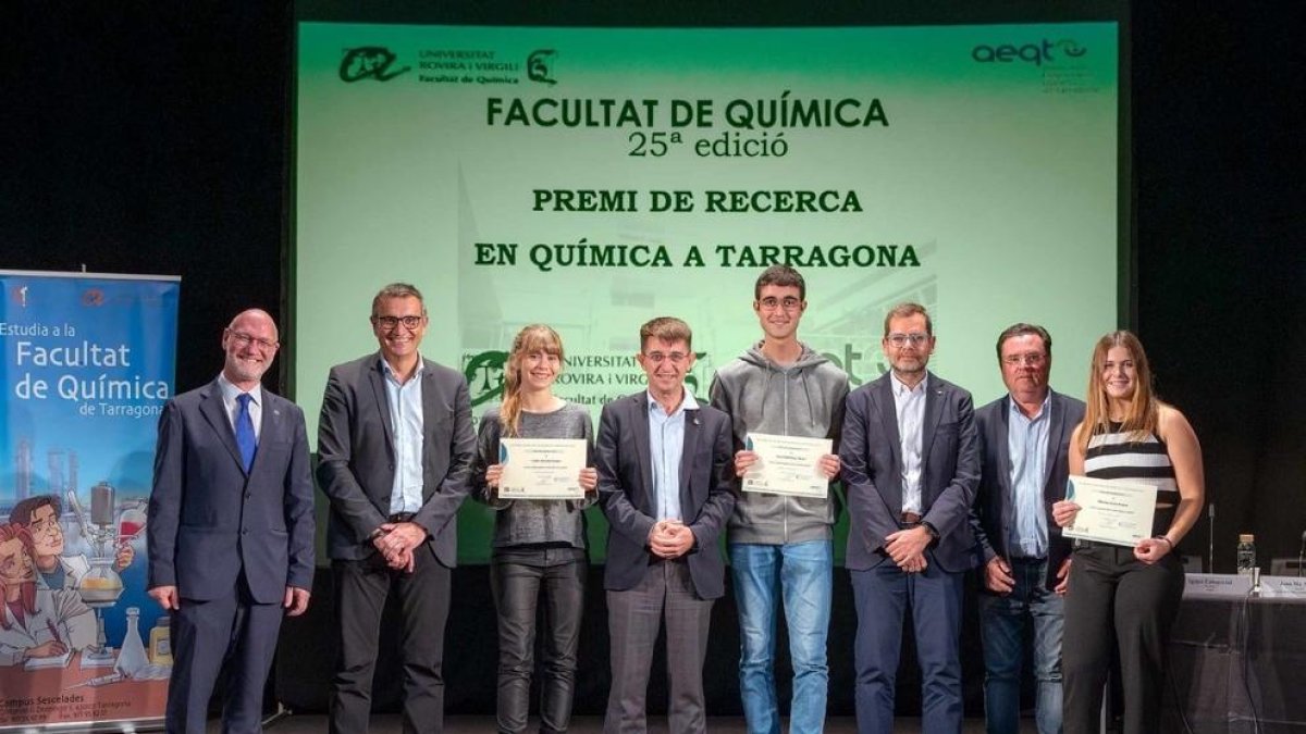 Farid Dahou gana el primer premio en los Premios de Investigación en Química de la URV
