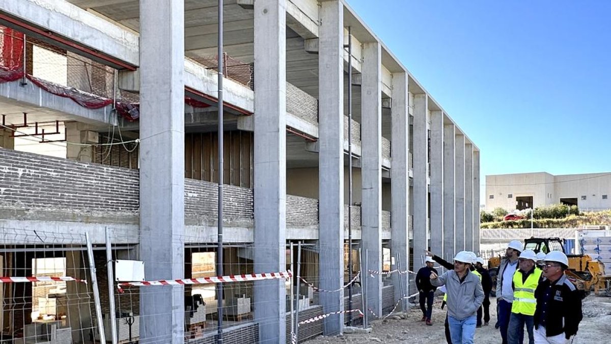 Les obres del nou Institut de Roda de Berà avancen a bon ritme
